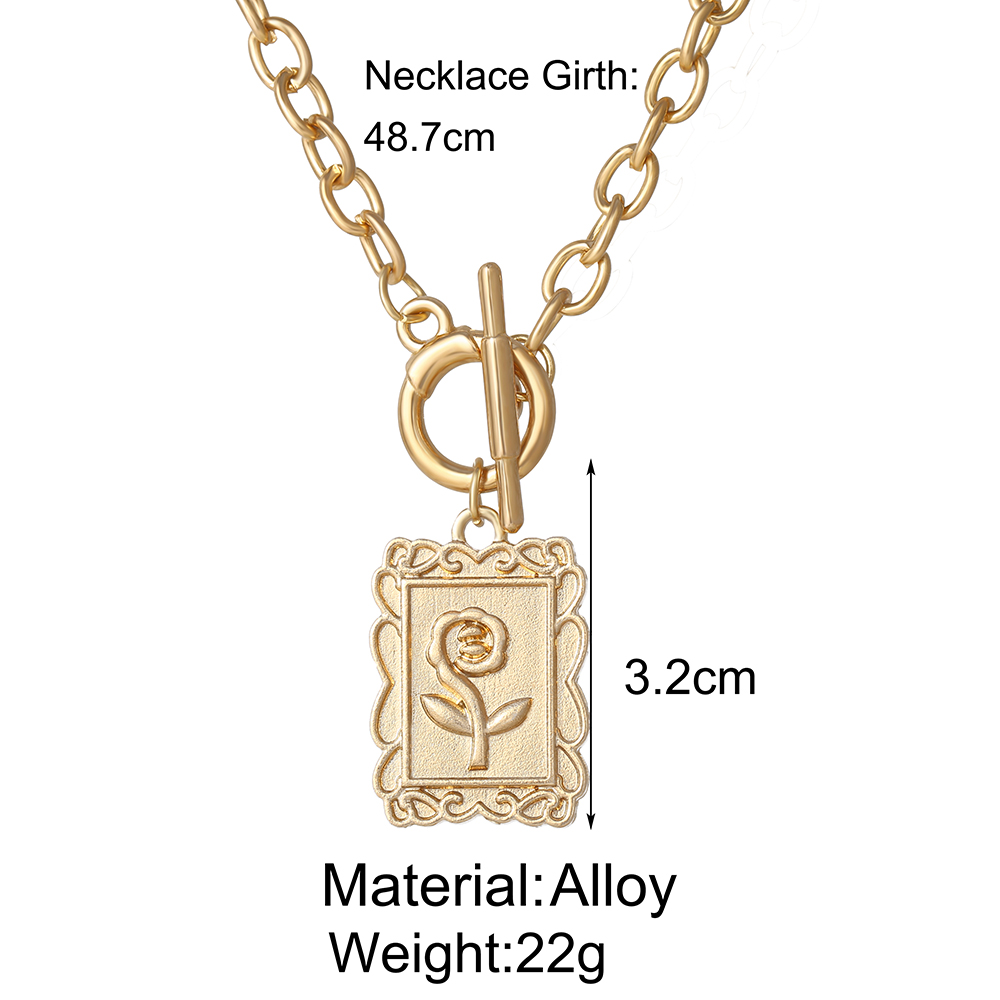 vòng cổ Mạ Vàng Phong Cách Retro Hàn Quốc