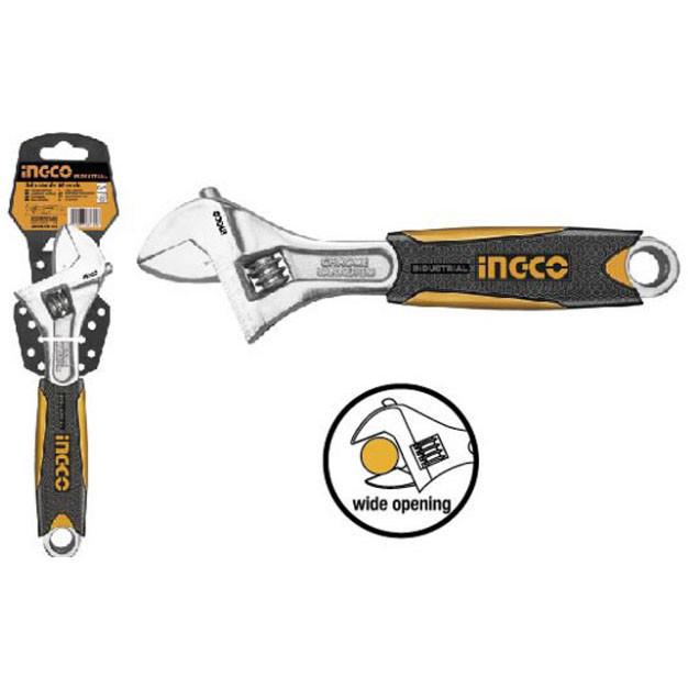 Mỏ lết cán bọc nhựa INGCO HADW131128