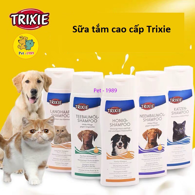 Sữa Tắm Dành Cho Chó Mèo Trixie 250ml Pet - 1989