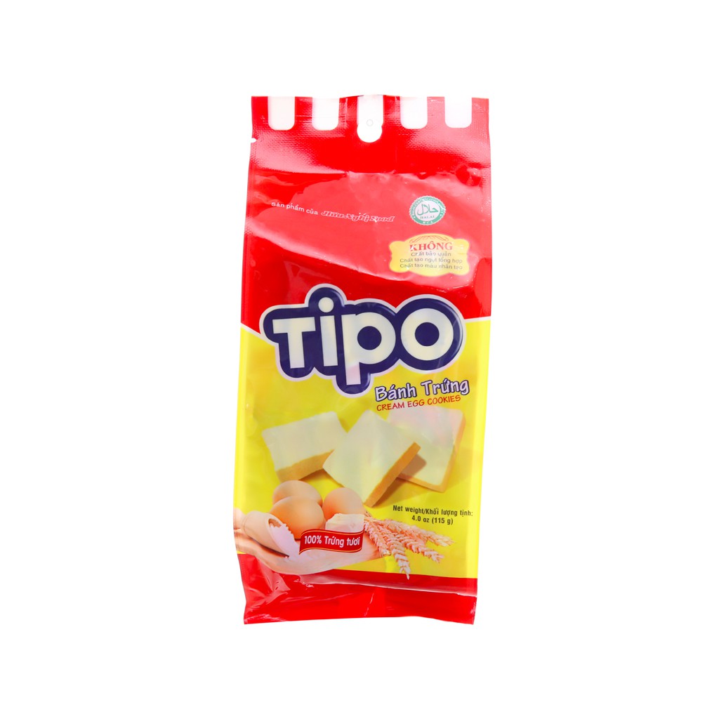 Bánh trứng Tipo gói 115g