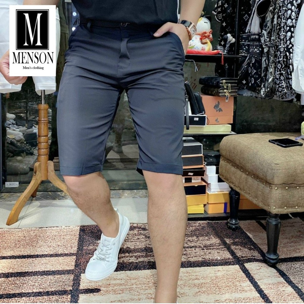 ⭐HÀNG LOẠI 1⭐Quần Short Nam Vải Thun Lạnh Cao Cấp Nhiều Màu - Quần Sooc Ngố Nam Cài Nút Chất Mát Mềm Mịn M510 | BigBuy360 - bigbuy360.vn