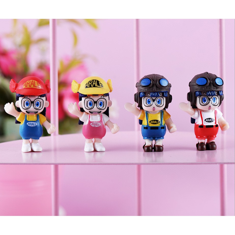 Mô hình Arale siêu cute cho các bạn trang trí tiểu cảnh, chế móc chìa khóa DIY