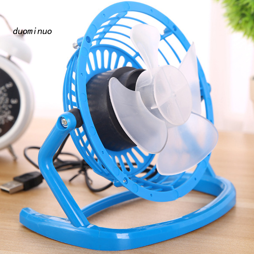 dd Portable Mini Cooler Cooling Key Switch Laptop Computer Mute Table Desk USB Fan