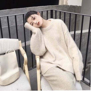 áo len lông cổ tròn xinh(kèm ảnh thật)