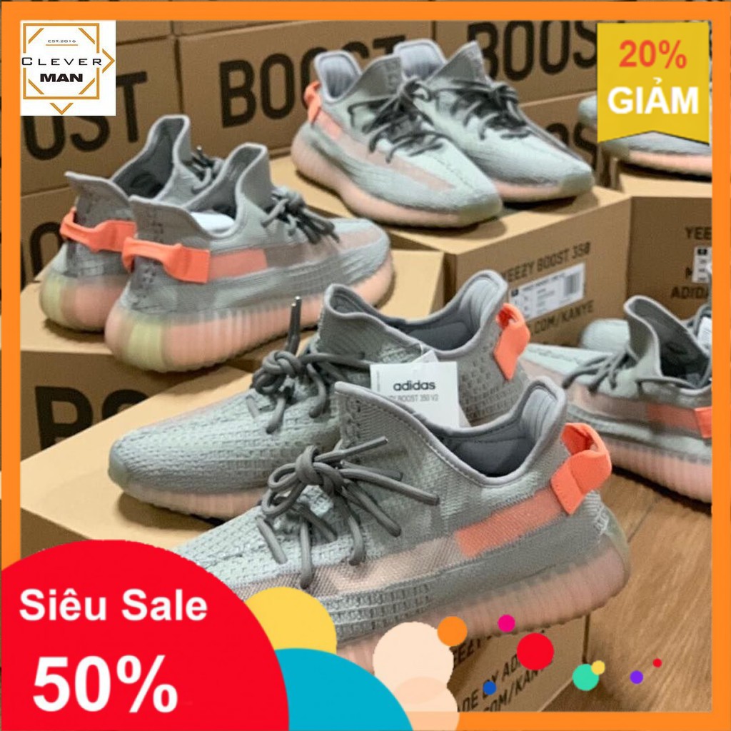 LV-NEW ⚡ [XẢ KHO] giày thể thao yeezy 350 xám nâu [ĐEP CHUẨN ] 🔥 ✔️ : 🔥 XIÊU RẺ ☯ $ ; * ' ' ₁