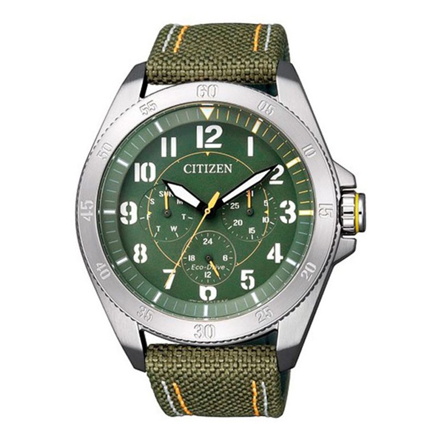 Đồng Hồ Nam Citizen Dây Vải Nato BU2030-09W - Mặt Xanh