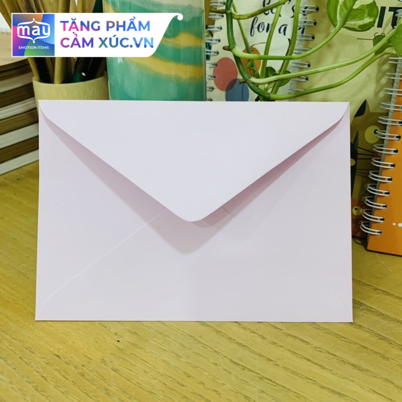 Phong bì giấy thơm 11.5x16cm (Set 10 chiếc) màu pastel