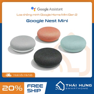 Mua  Bảo hành 12 tháng Loa thông minh Google Nest Mini - Google Home mini Gen 2 tích hợp trợ lý ảo  chính hãng  nguyên seal.