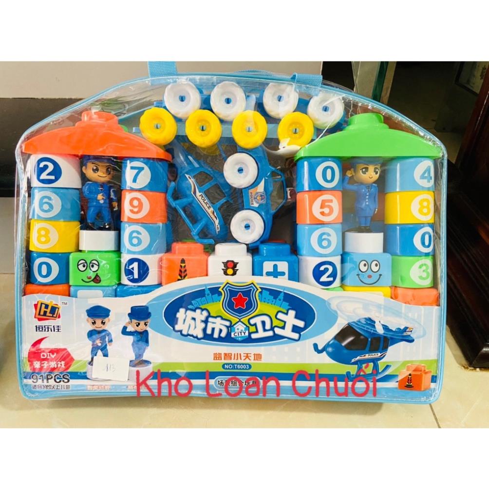 ĐỒ CHƠI LEGO XẾP HÌNH 91 CHI TIẾT CHO BÉ- TOYS89- TOYS89