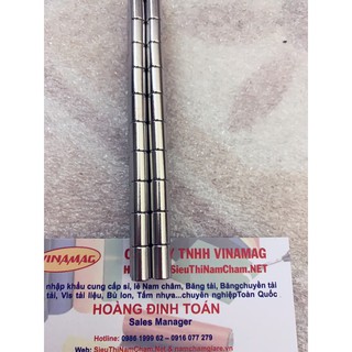 10 viên Nam châm đất hiếm 6x10mm