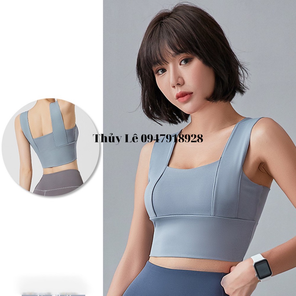 Áo croptop thể thao thun lạnh SIÊU XINH, chống sốc, định hình vòng ngực, tôn dáng tuyệt đối