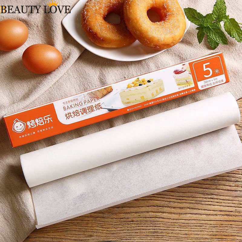 Cuộn Giấy Kraft 5M Chất Lượng Cao Chống Dính Dùng Để Nướng Bánh
