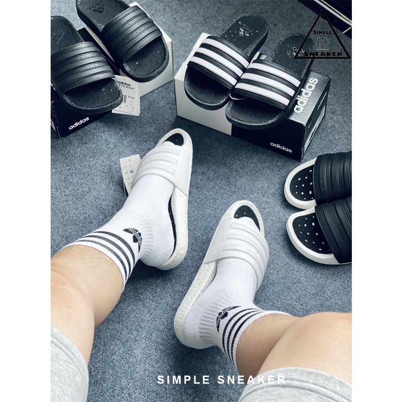 Dép Adidas Adilette Boost Chính Hãng 💙SIMPLE SNEAKER💙 Dép Quai Ngang Adilette Boost Thể Thao Nam Nữ Nhiều Màu Thời Trang