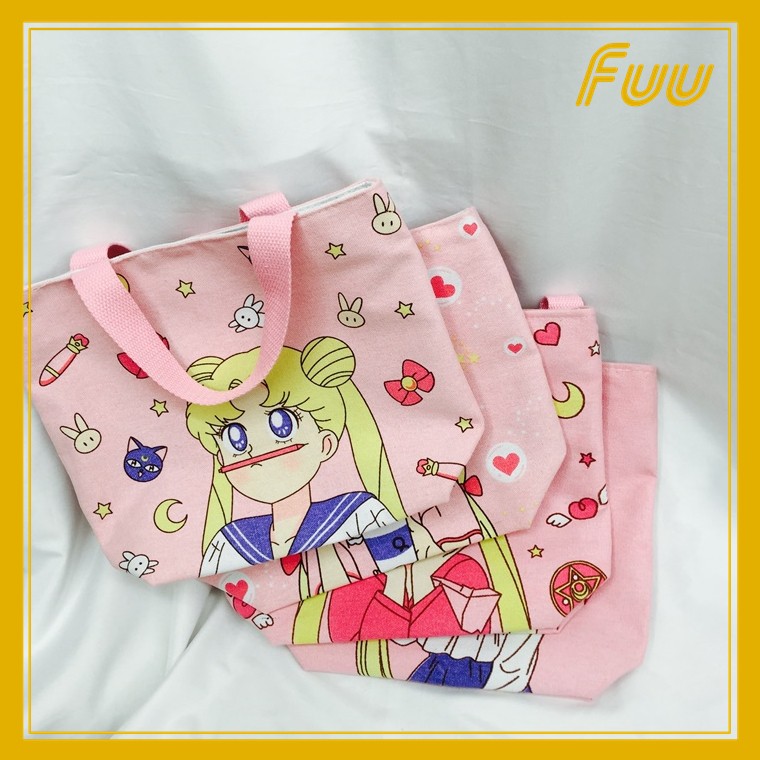 Túi vải Thủy Thủ Mặt Trăng (Sailor Moon) mẫu 1