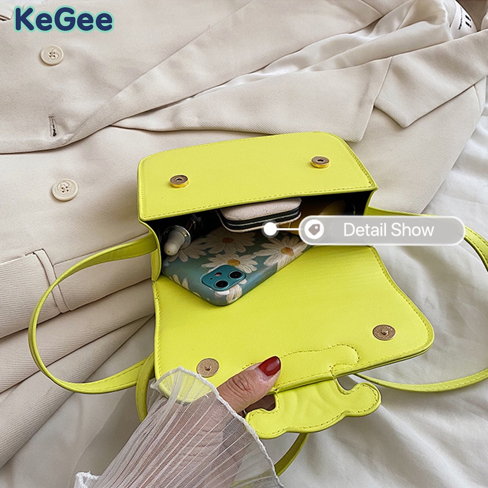 Túi Đeo Chéo Da PU Cao Cấp Phong Cách Hàn Quốc Cho Nữ