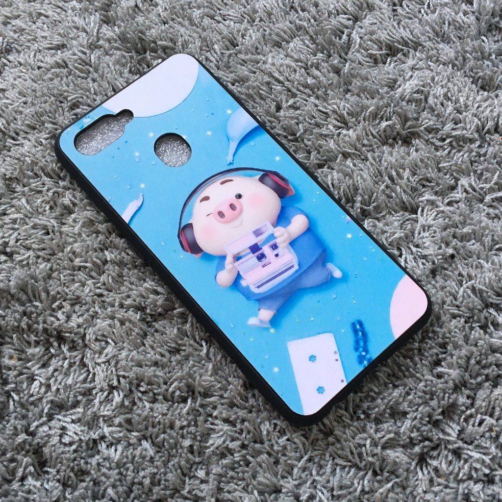 Ốp lưng cho Oppo F11/F11pro/F9/F7/F5/F3/F1s/A3s/A1k/A5S/A83 lưng phủ bóng hình cute