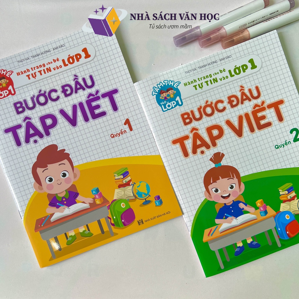Sách - Bước Đầu Tập Viết - Combo 2 Quyển - Hành Trang Cho Bé Tự Tin Vào Lớp 1