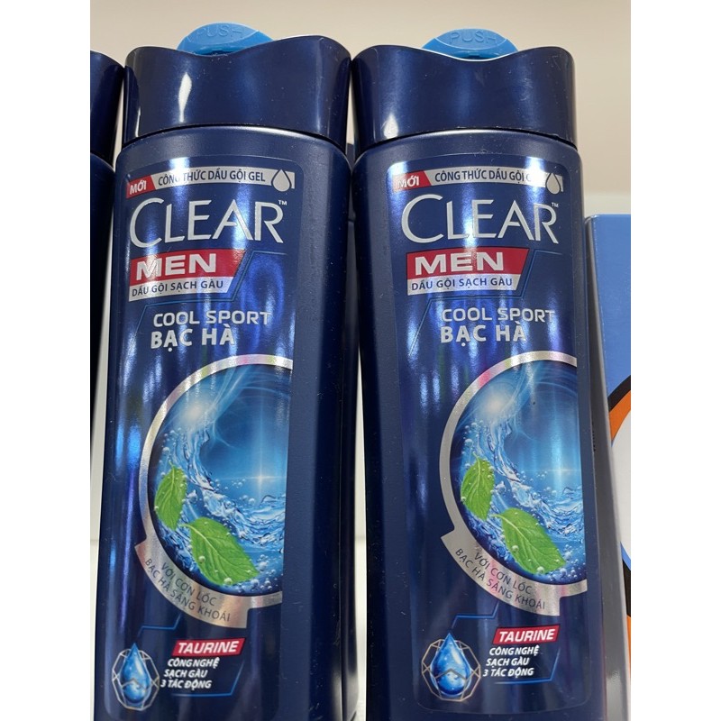 dầu gội clear men cool sport 180g