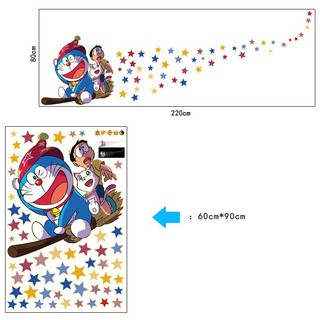 [XẢ KHO] [HCM] decal dán tường doremon dạ quang [FREESHIP] [THANH LÝ] -decal hcm