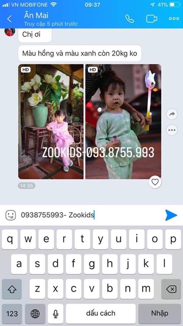 Bộ bà ba gấm lá tre trúc cho bé gái