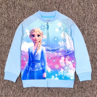 ÁO KHOÁC ELSA FROZEN II CHO BÉ GÁI 15-40kg