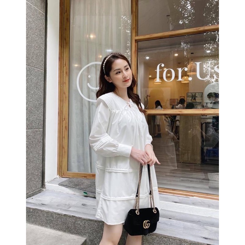 Đầm dáng suông nữ vải lụa đẹp xả kho