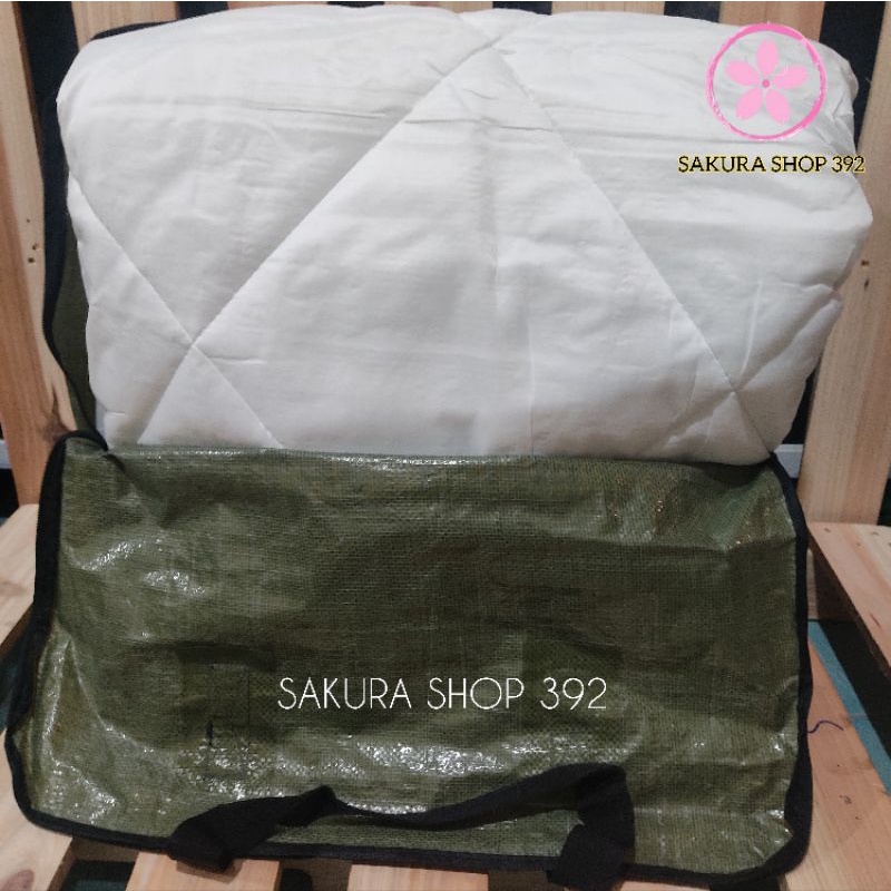 Ruột CHĂN bông 2kg tặng kèm túi đựng Quân Đội