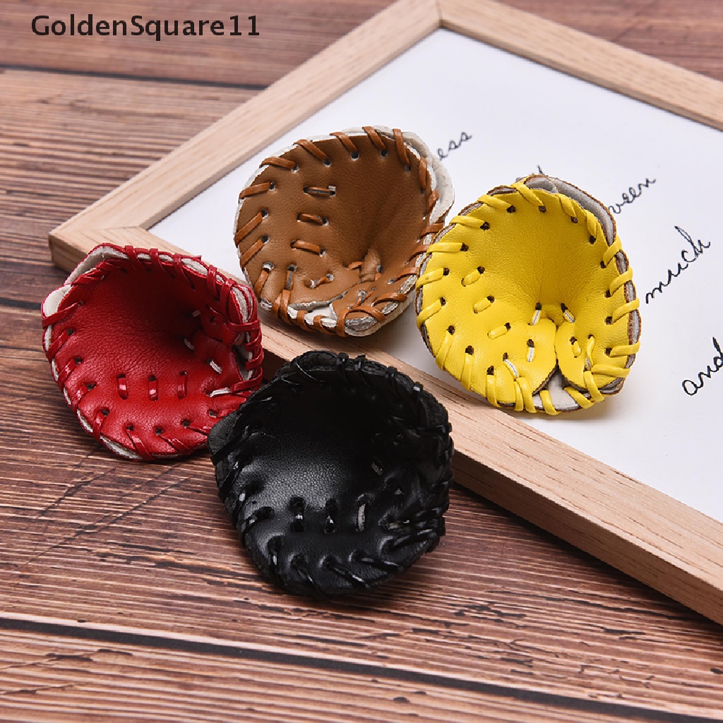 Set 3 Găng Tay Chơi Bóng Chày Mini Cho Nhà Búp Bê 1 / 12 Goldsquare11