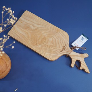 Thớt gỗ trang trí hình cành cây