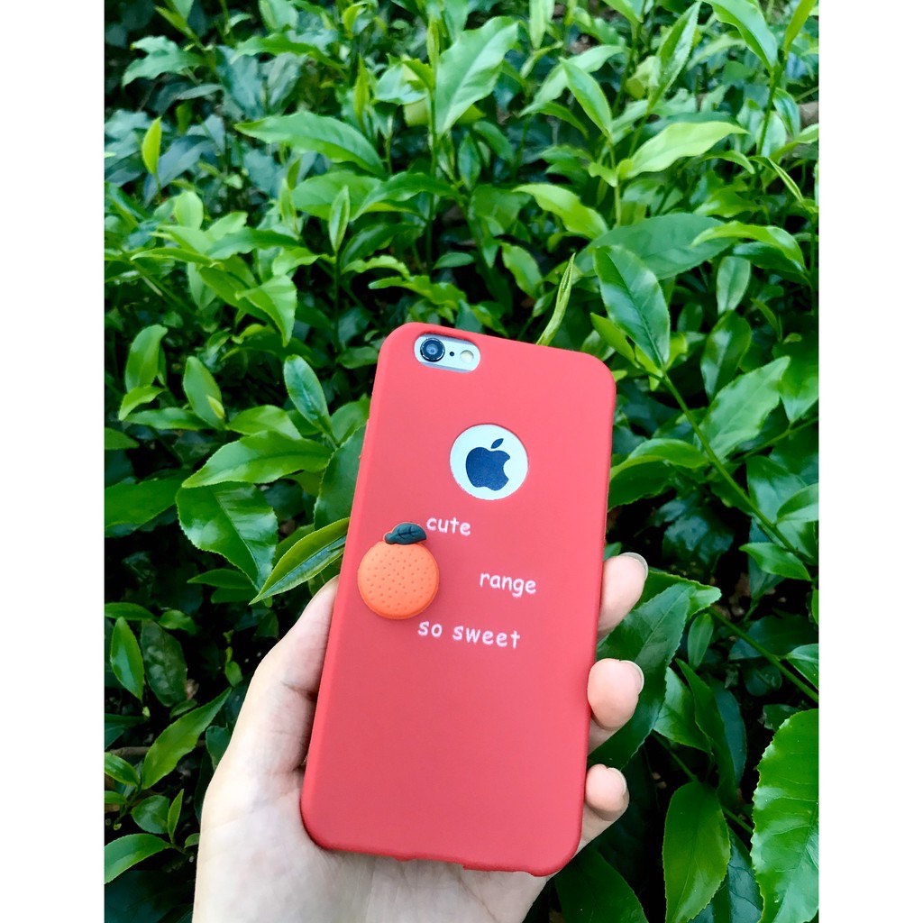 Ốp iphone Trái Cây Tí Hon nổi dẻo full case 6/6s/7/8/6plus/7plú/8plus/x/xs/xsmax/11/11promax