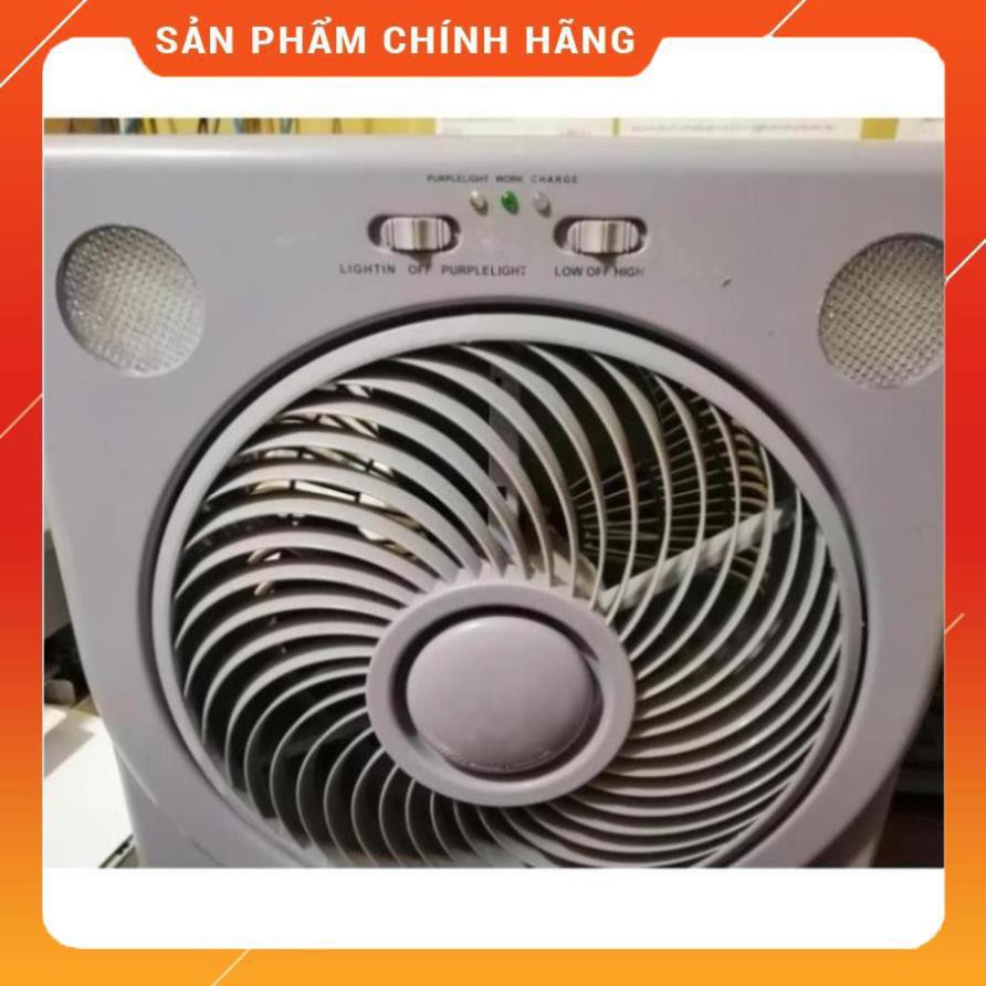 QUẠT TÍCH ĐIỆN (Có thể sạc bằng điện thường, bình ắc qui hoặc dùng pin năng lượng mặt trời)