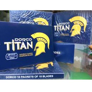 (CHÍNH HÃNG) Lưỡi Lam Titan Dorco 1 Hộp 100 lưỡi (Dạng Hộp)