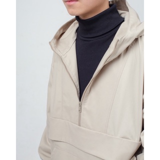 Áo Hoodie Khaki (Khaki Half-Zip Hoodie)