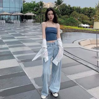 Quần ống rộng-ống suông