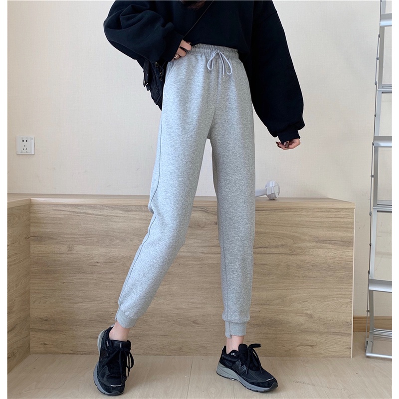 Quần Dài Lưng Cao Phong Cách Hàn Quốc Cho Nữ