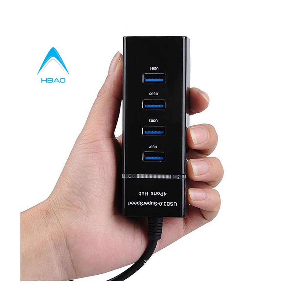 Bộ chia USB 1 ra 4 cổng 3.0 - Hub USB 4 Port 120cm , 30cm