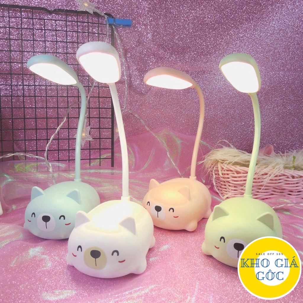 [Mã 11LSSALE giảm 100% đơn 50k] Đèn Bàn Hình Thú Đáng Yêu Có Thể Dùng Làm Đèn Ngủ