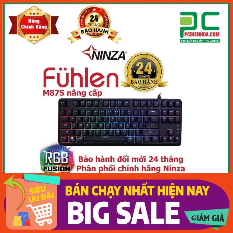 Bàn phím cơ Fulhen M87S Gaming mới chính hãng TẶNG BÀN DI CHUỘT GAMING