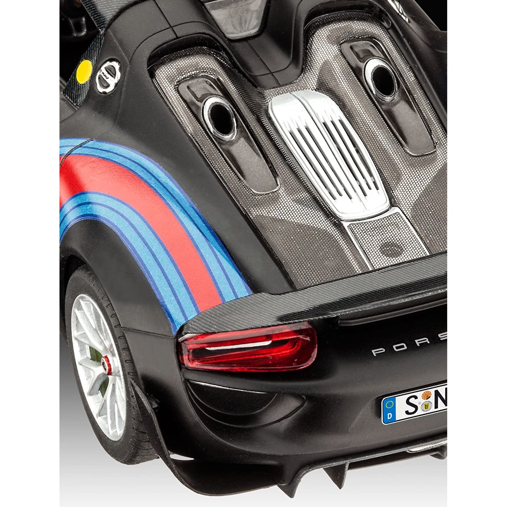 Mô hình lắp ráp ô tô Model Car Revell 1/24 Porsche 918 Spyder with Weissach package racing design