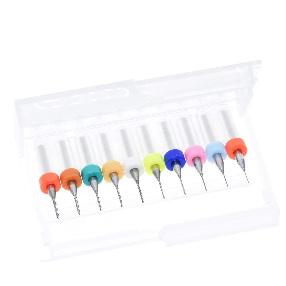 Set 10 Mũi Khoan Mini 0.3mm Đến 1.2mm Pcb | BigBuy360 - bigbuy360.vn
