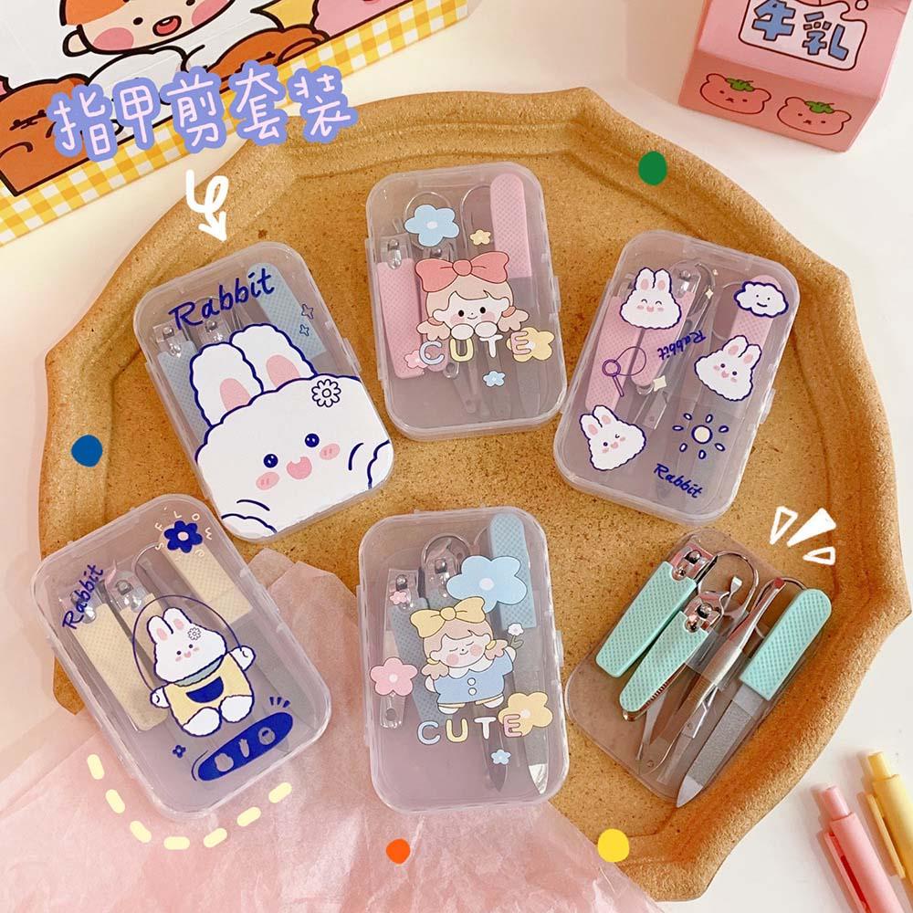 OCEANMAP Kềm Cắt Móng Tay Hoạt Hình Dễ Thương Bằng Thép Không Gỉ