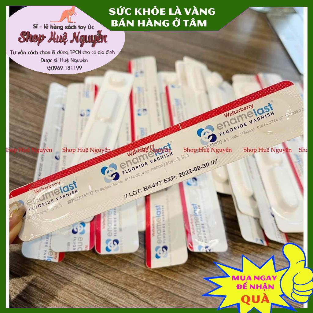 Gel bôi Vecni Flour viền đỏ phòng ngừa sâu răng vị dâu