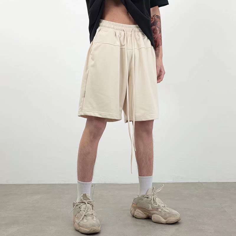 Quần Short Thể Thao Lưng Thun Ống Rộng Thoải Mái Phong Cách Hàn Quốc Thời Trang Cho Nam Size M-3XL