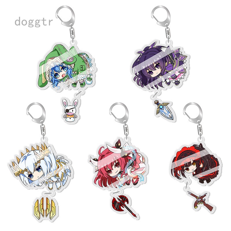 Doggtr Móc Khóa Nhựa Acrylic Hình Nhân Vật Anime Date A Live