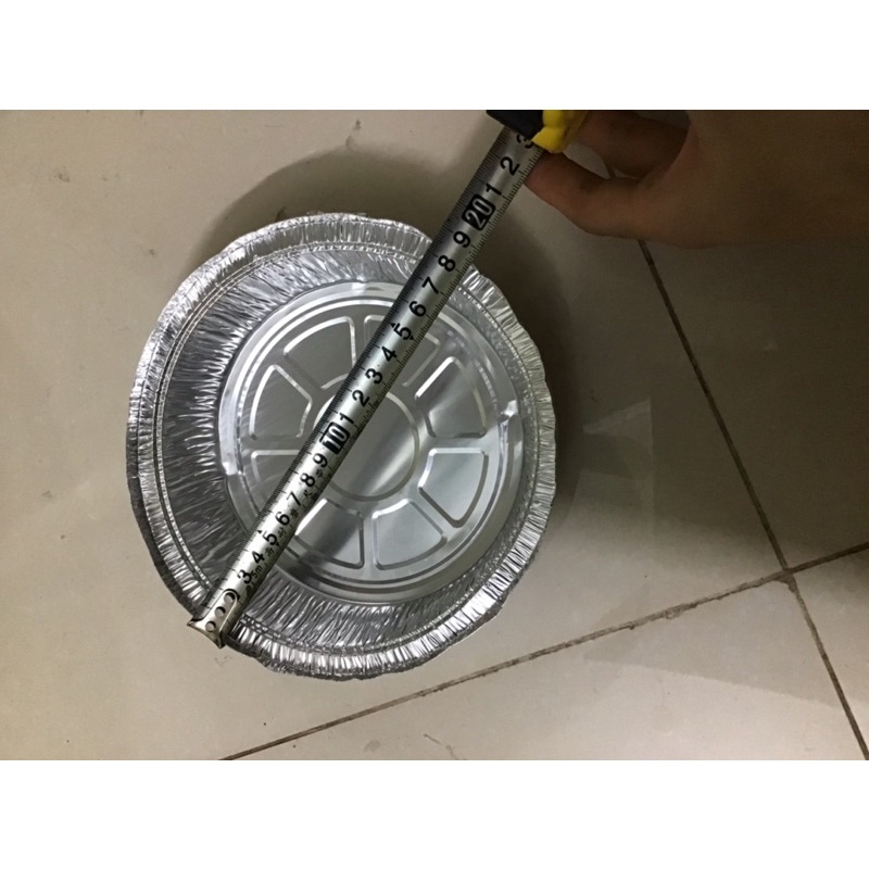 30 Khay giấy bạc nồi chiên không dầu 19cm x 4cm