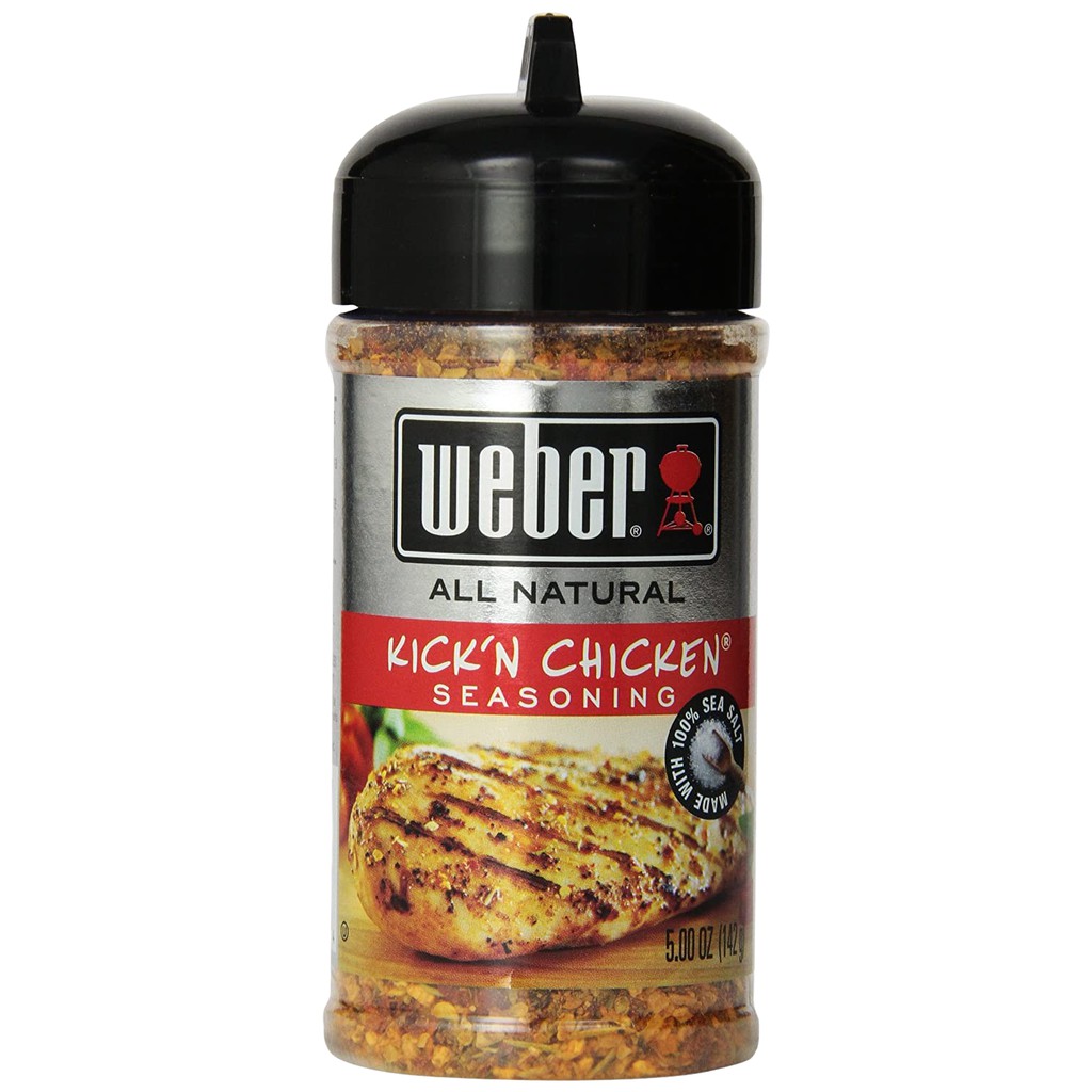 [ GIA VỊ ƯỚP ĂN KIÊNG ] GIA VỊ ĂN KIÊNG - GIA VỊ ƯỚP KICK'N CHICKEN ( vị gà nướng ) Weber 0 CALO , siêu thơm ngon 176g