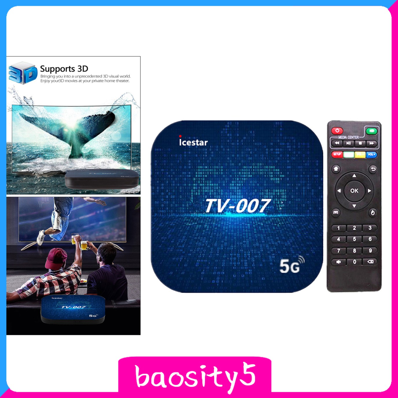 Tv Box Thông Minh Android 9.0 5g Dual Bt Ultra Hd Phích Cắm Us | BigBuy360 - bigbuy360.vn