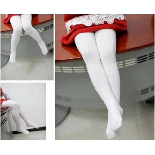 [XẢ HÀNG] Quần tất trắng kín bàn chân cho bé từ 3 đến 12 tuổi - Quần tất múa Ballet cho bé hàng xuất Hàn cao cấp