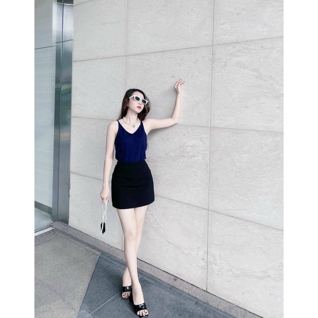 Chân váy ngắn chữ A umi có quần trong