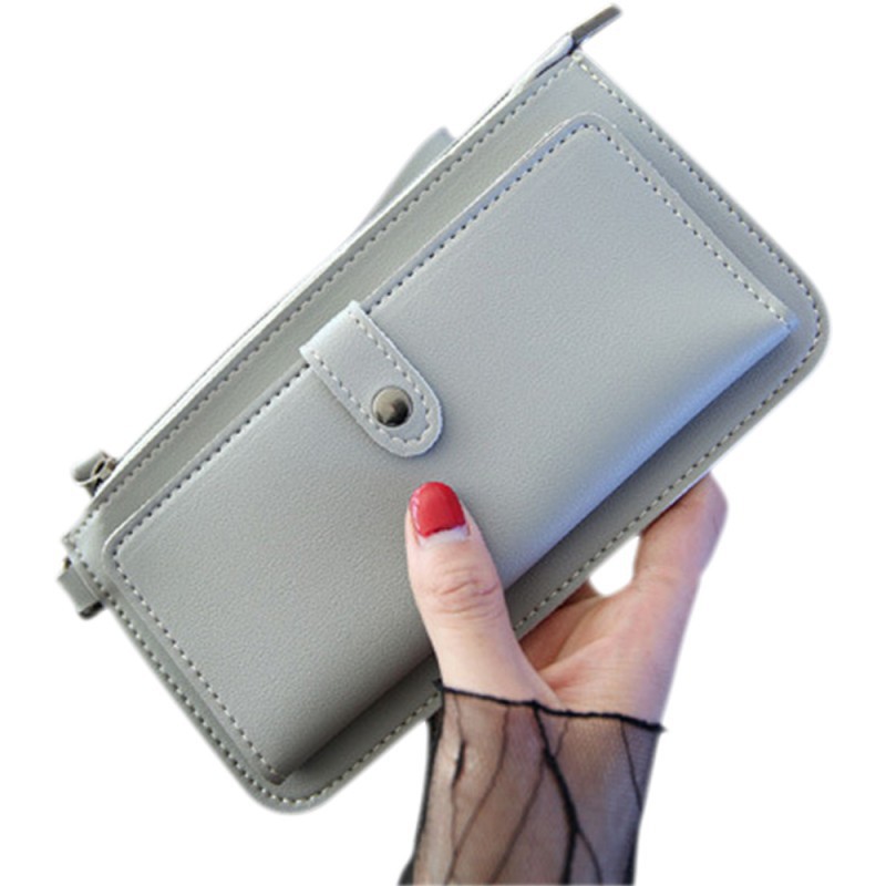 Ví tiền da PU dáng dài thời trang và thanh lịch cho nữ | BigBuy360 - bigbuy360.vn